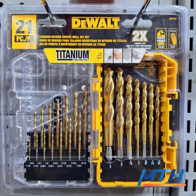 DW1361 ชุดดอกสว่าน 21Pcs Titatium Dewalt 2X รูปหน้าปก