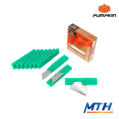 ใบมีดคัตเตอร์เล็ก 45' Pumpkin R-105S 13106-กล่อง10หลอด รูปหน้าปก
