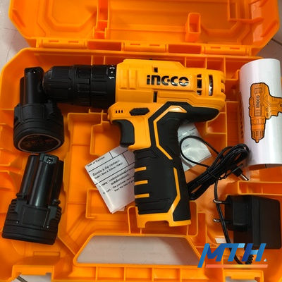 CDLI12208 สว่านไร้�สาย12V INGCO กล่องPVC (SET) รูปหน้าปก