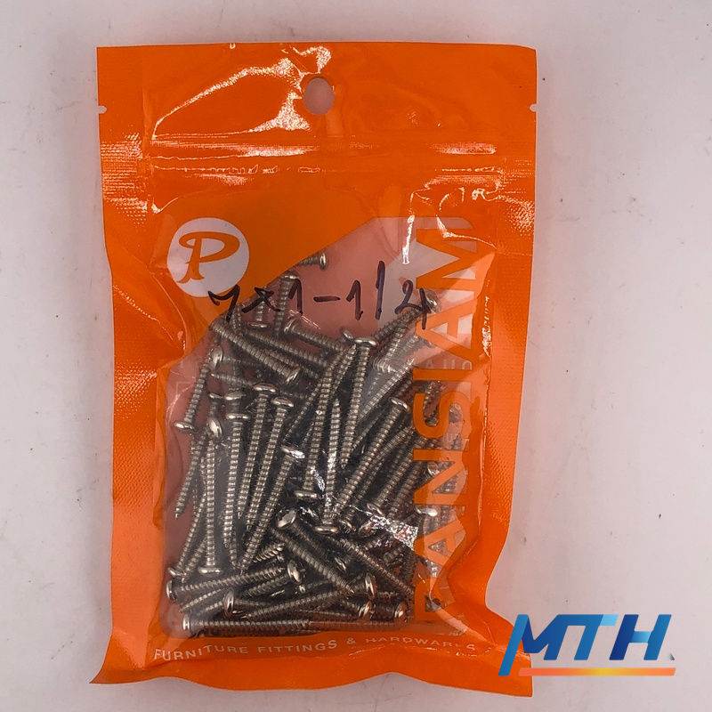 รูปภาพสินค้า สกรูเกลียว P7*1.1/4"(50) TP-7114Ni-POL50H PanSiam