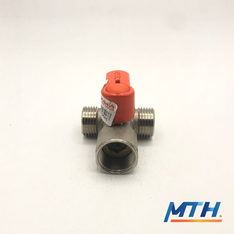 รูปภาพสินค้า มินิบอลวาล์วสามทาง ผมผ. 1/2" ANA  A131-0265