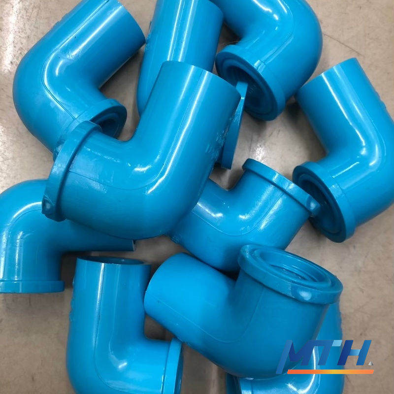 รูปภาพสินค้า งอเกลียวใน 1/2" PVC13.5 ท่อน้ำไทย ฟ้า