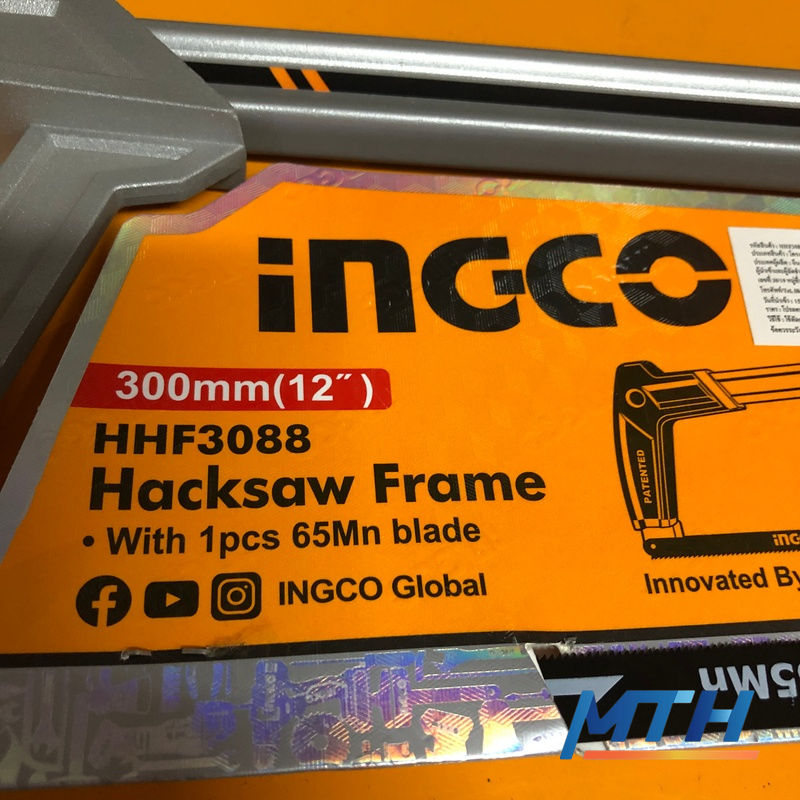 รูปภาพสินค้า โครงเลื่อยตัดเหล็ก 12" ด้ามมีเนียม INGCO HHF3088