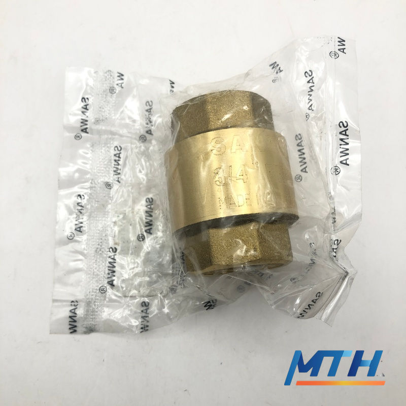 รูปภาพสินค้า เช็ควาล์วสปริง Sanwa 3/4" (ทล.)   20P