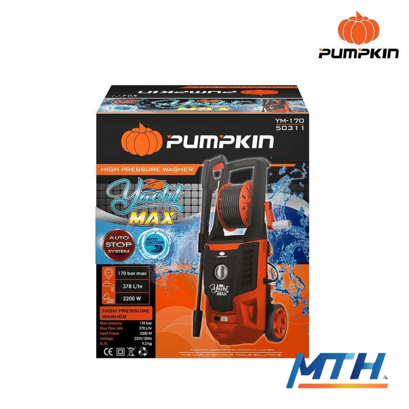 รูปภาพสินค้า คร.ฉีดน้ำแรงดันสูง Pumpkin Yacht- Max 170Bar 50311 YM-170