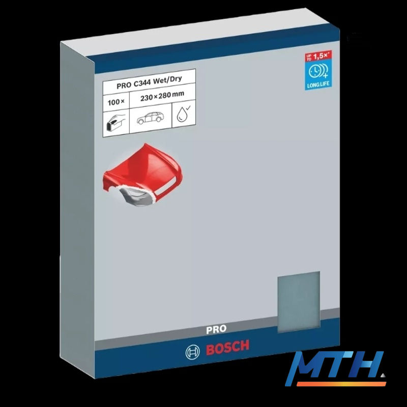 รูปภาพสินค้า กระดาษทรายขัดเหล็ก BOSCH C344 #1200 2608621541