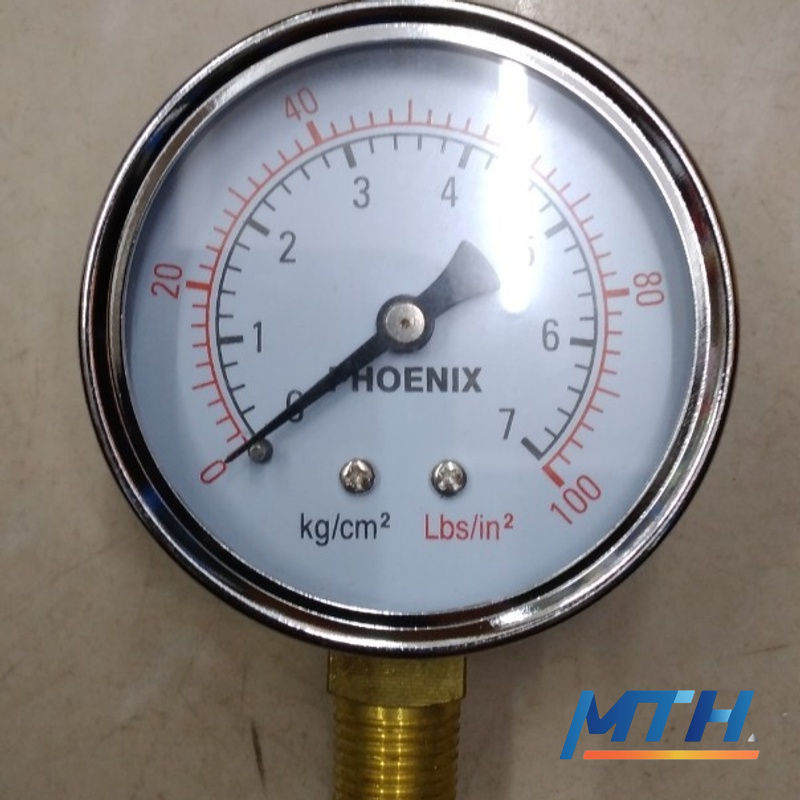 รูปภาพสินค้า เกย์วัดกำลังอัด 2.5"  7KG/100 Phoenix  (เกจ์วัดความดัน 2.1/2")