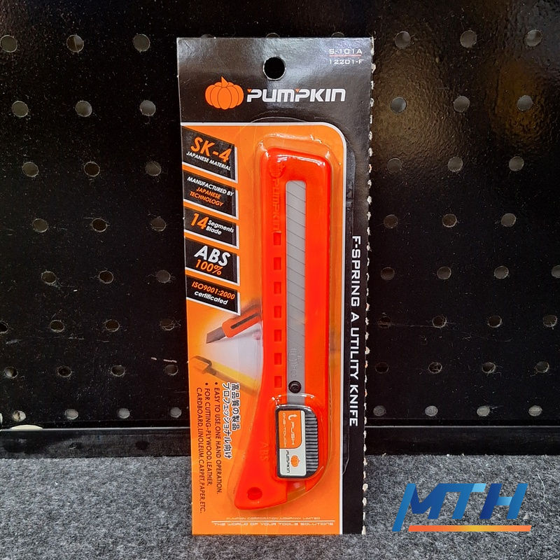 รูปภาพสินค้า มีดคัตเตอร์ใหญ่ Pumpkin S-101A 12201-F   (D0240)