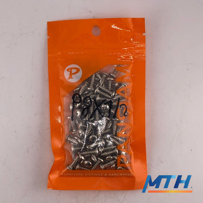 รูปภาพสินค้า สกรูเกลียว P8*1/2" (100) TP-812Ni-POL100 PanSiam