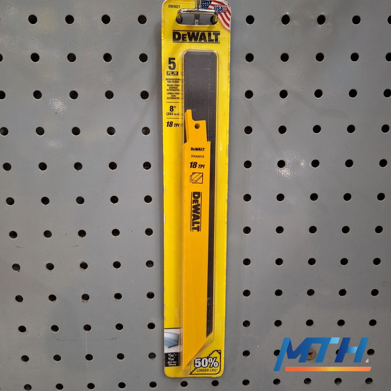 รูปภาพสินค้า ใบเลื่อยคอตรง 8" 18T Dewalt DW4821 (แพ็ค5ใบ)