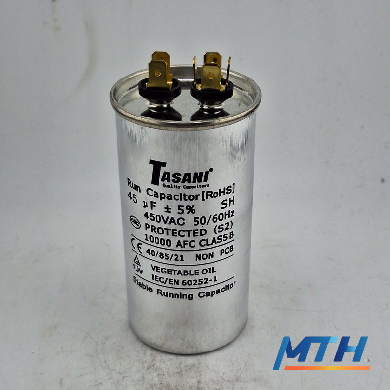 รูปภาพสินค้า คอนเดนเซอร์มีเนียม 45 MF 450V TASANI c0252  SAK (คอนกลม)