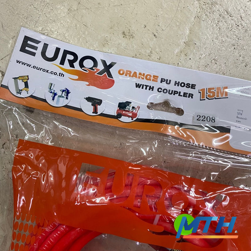 รูปภาพสินค้า สายลมตรงครบชุด 5X8 15m EUROX สีส้ม 002-421