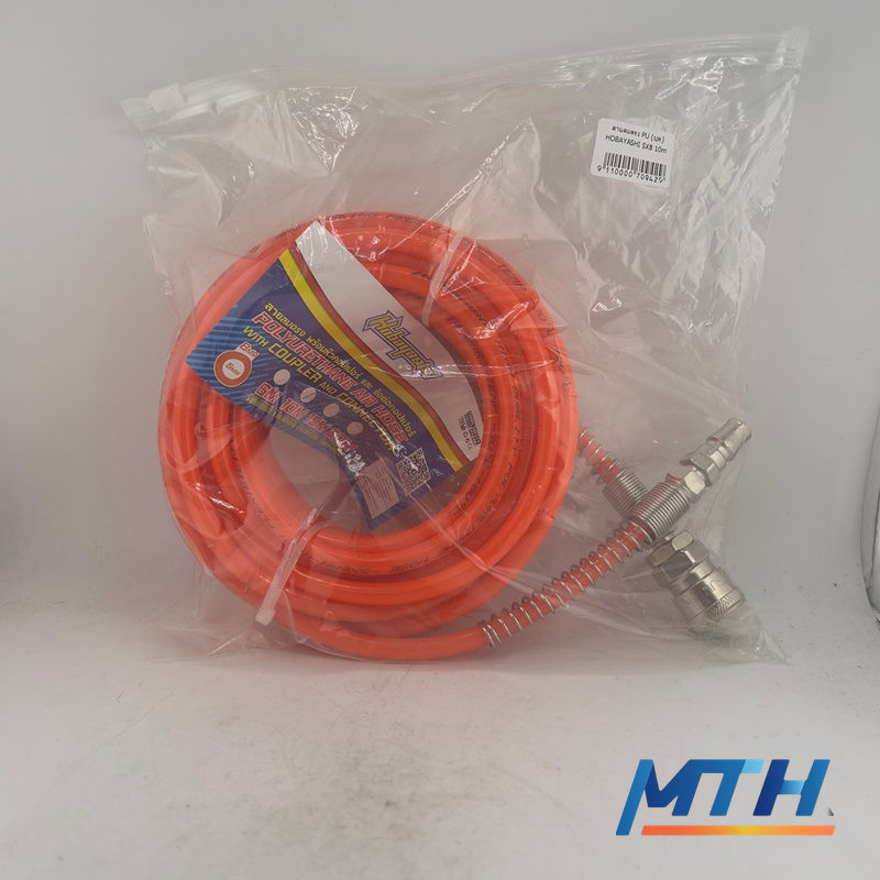 รูปภาพสินค้า สายลมตรง PU (ชุด) HOBAYASHI 5X8 10m คละสี  06-0010
