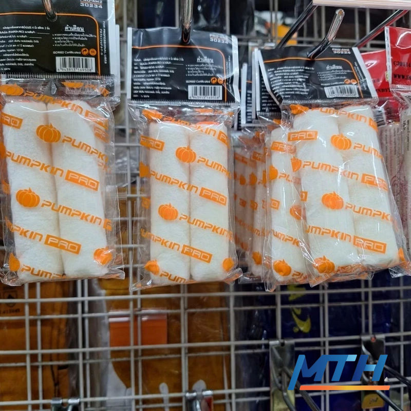 รูปภาพสินค้า อะไหล่ลูกกลิ้ง 4" Pumpkin 30234 แพ็ค*2 (ขนเรียบสั้น)