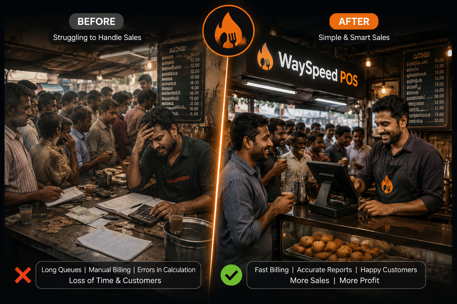WaySpeed POS Touch Billing