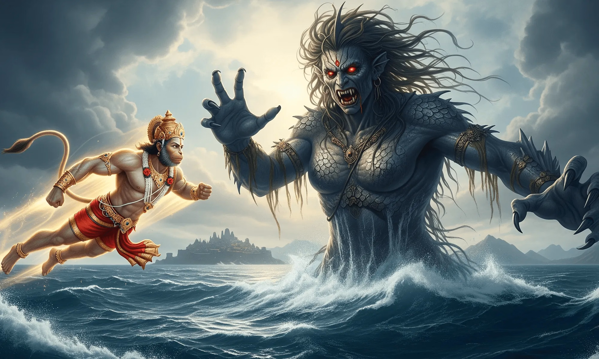 Hanuman’s Leap to Lanka: Courage Beyond Measure