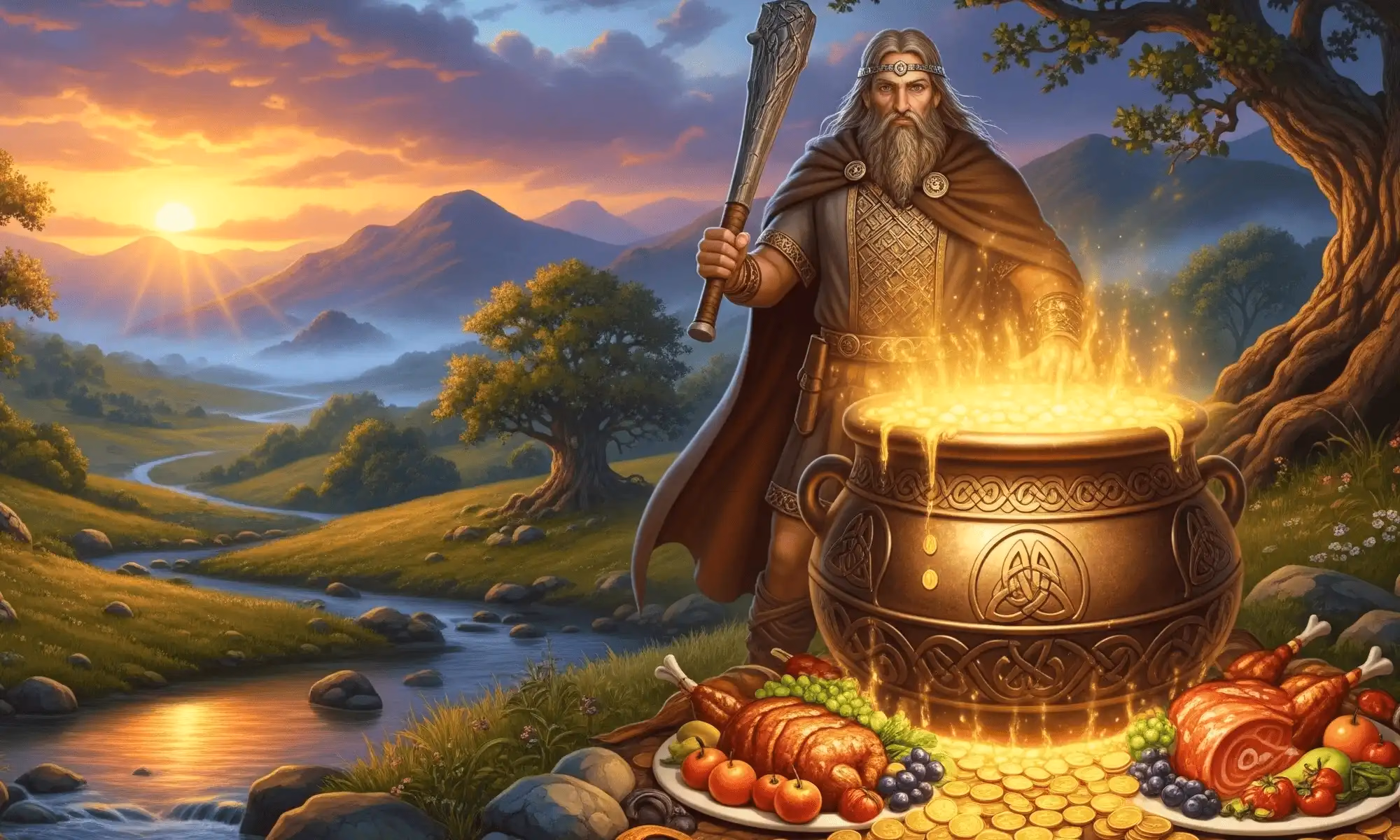 The Dagda and the Cauldron of Plenty