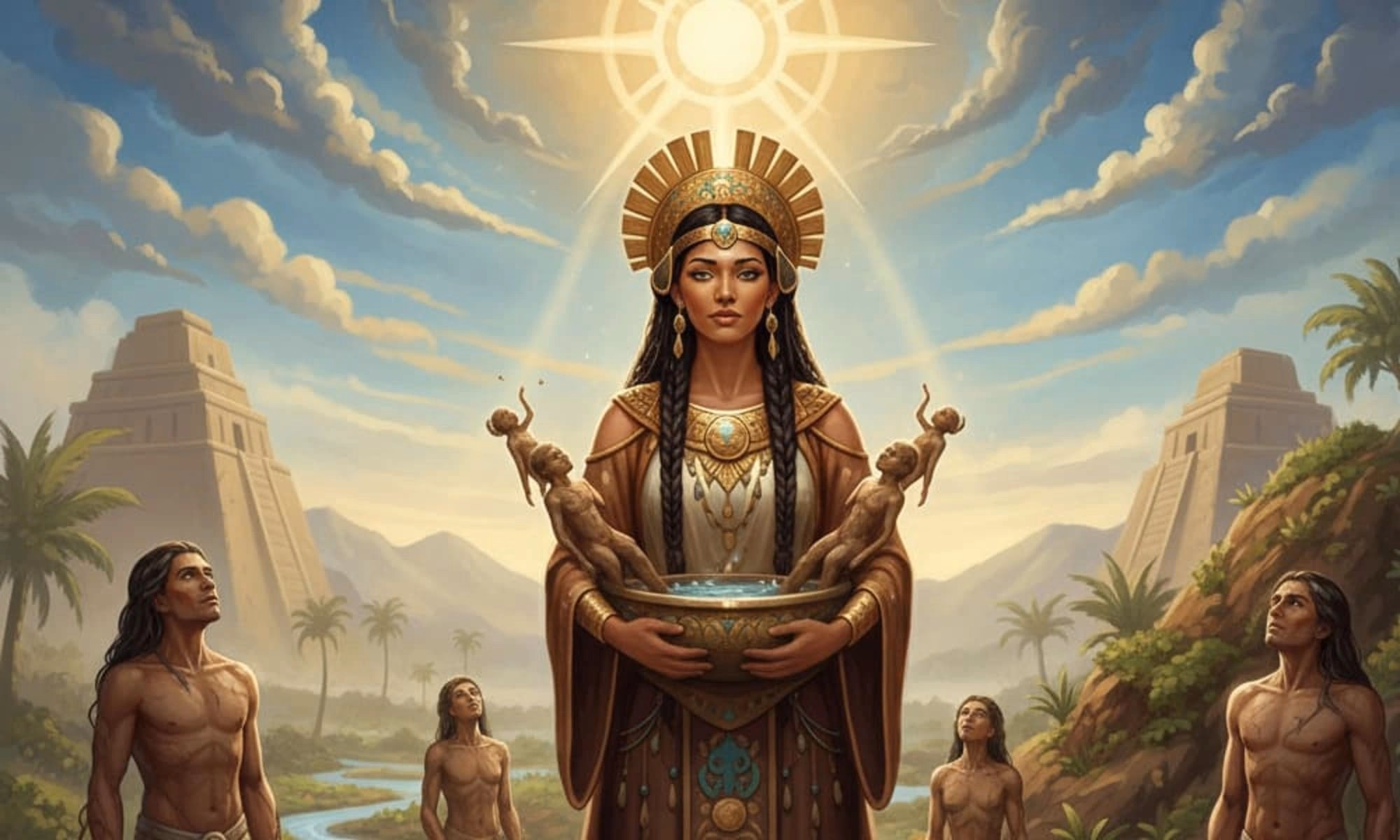 Ninhursag and the Creation of Humanity: The Mother Who Molded Life from Clay