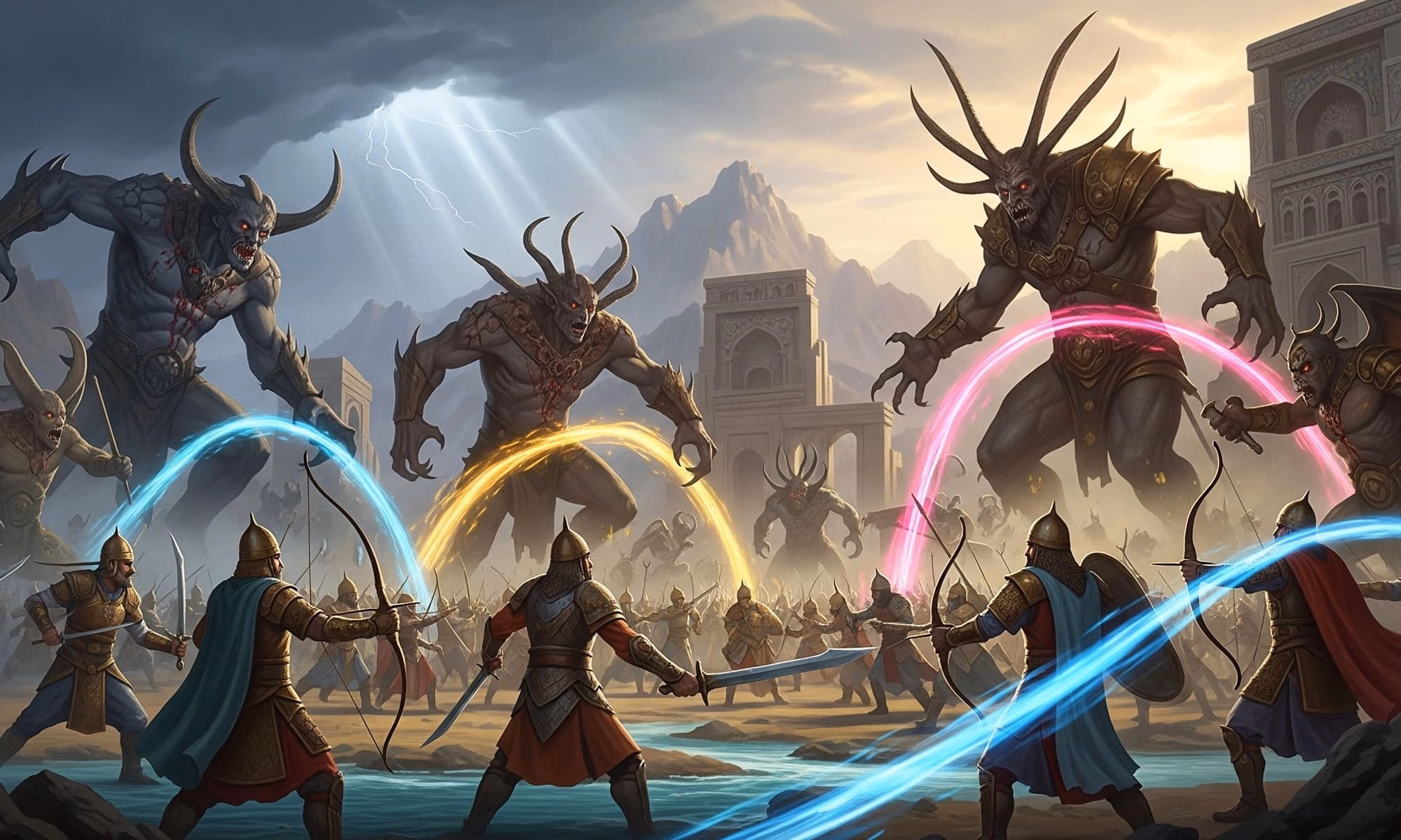 Divs and Demons of Persian Lore – Evil beings, magical wars, and symbolic meanings