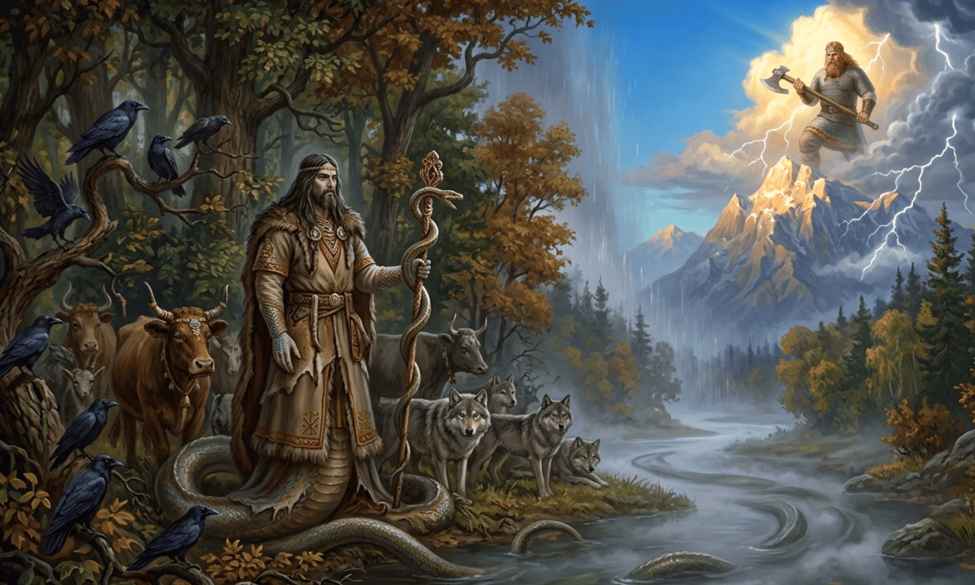 Veles: Lord of the Underworld and Rival of Perun
