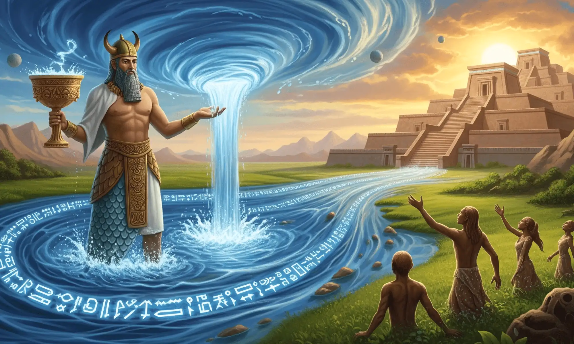 Enki and the Creation Myths: Wisdom, Water, and Life