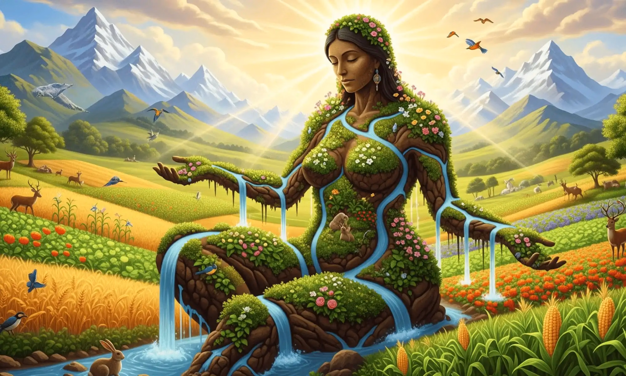 Pachamama: Mother Earth and Fertility – Reverence for nature, crops, and balance
