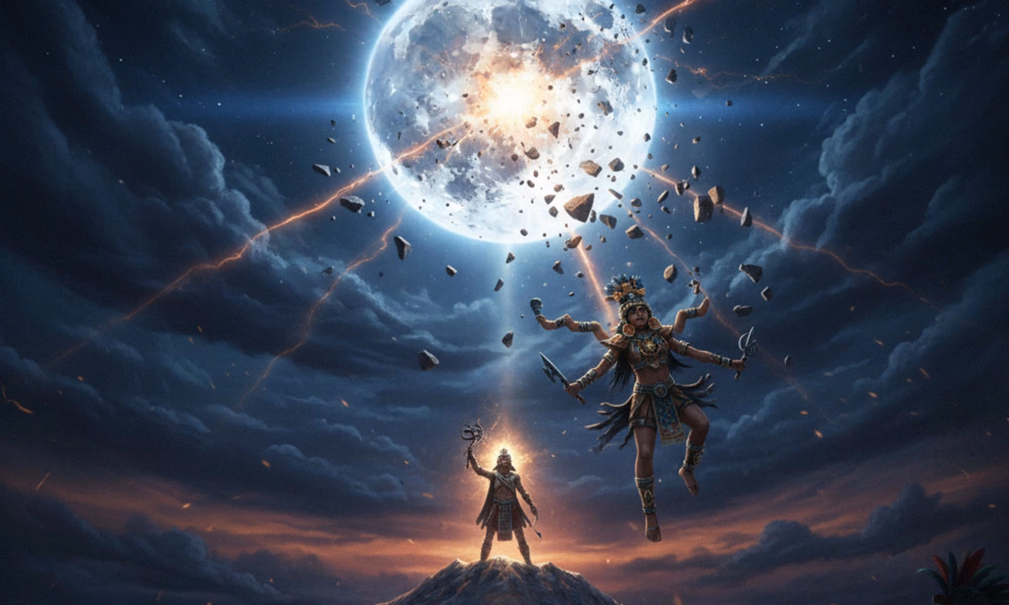 Coyolxauhqui and the Moon’s Fall: The Shattered Goddess of the Aztecs