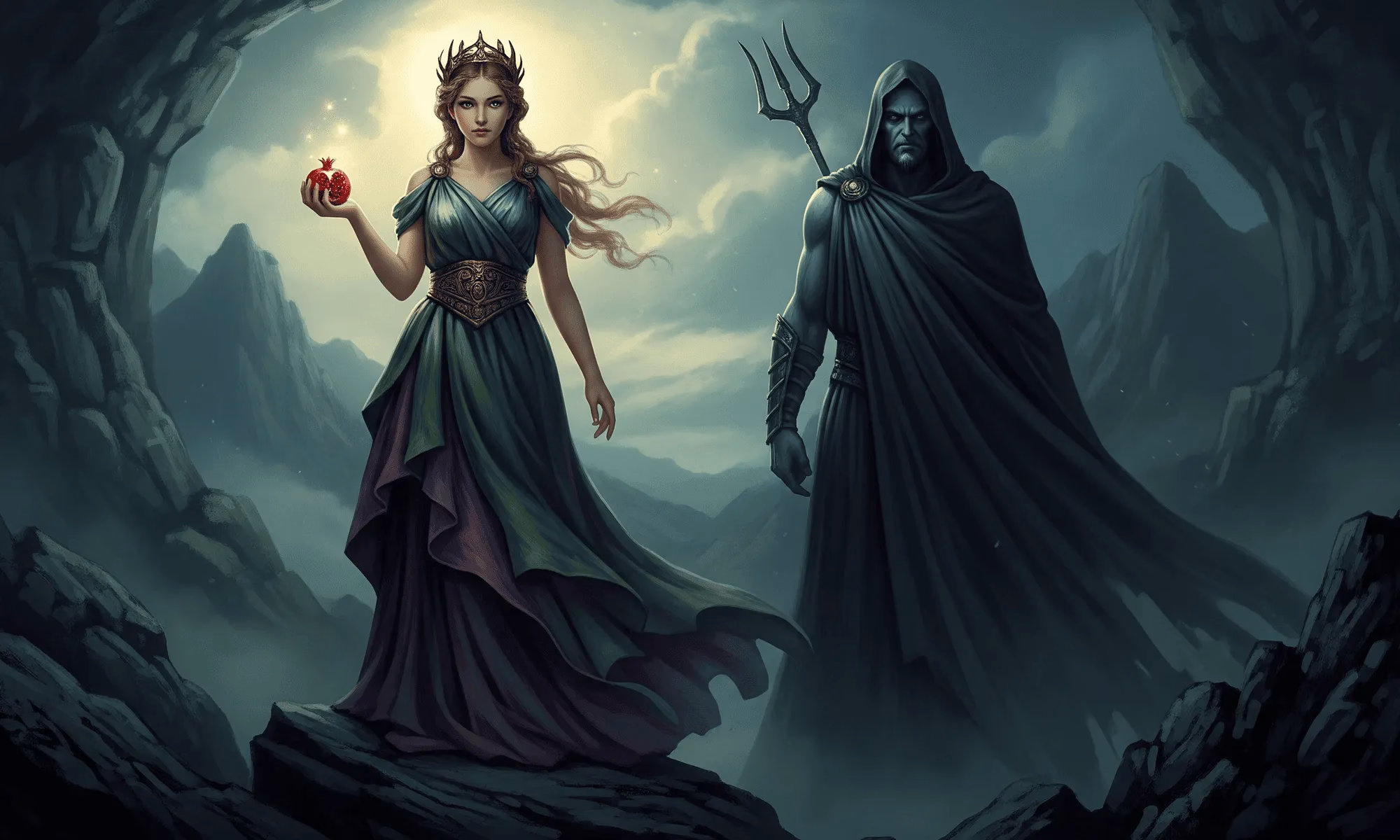 Persephone and Hades: Queen of the Underworld – A Tale of Seasons, Power, and Destiny