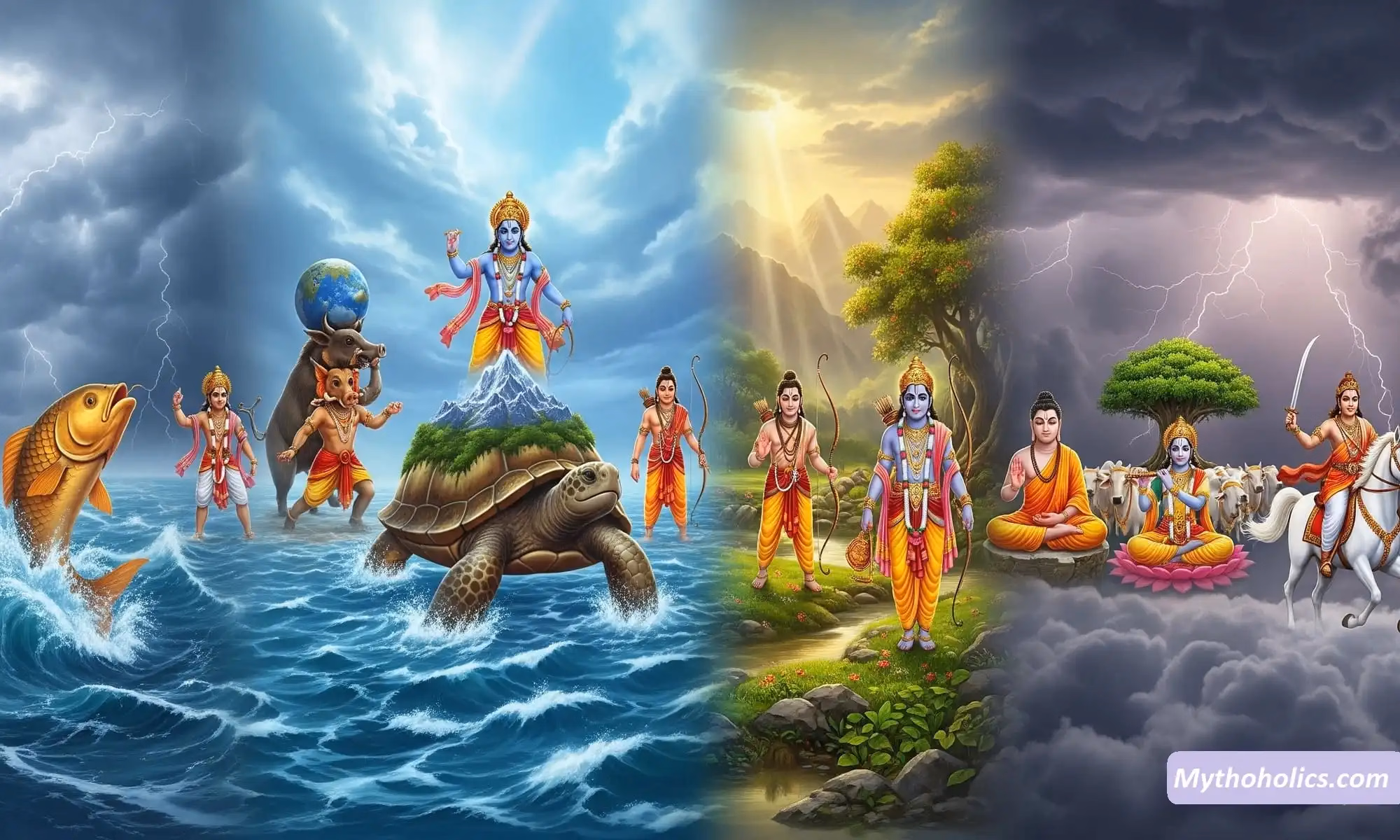 Dashavatara – The 10 Avatars of Lord Vishnu