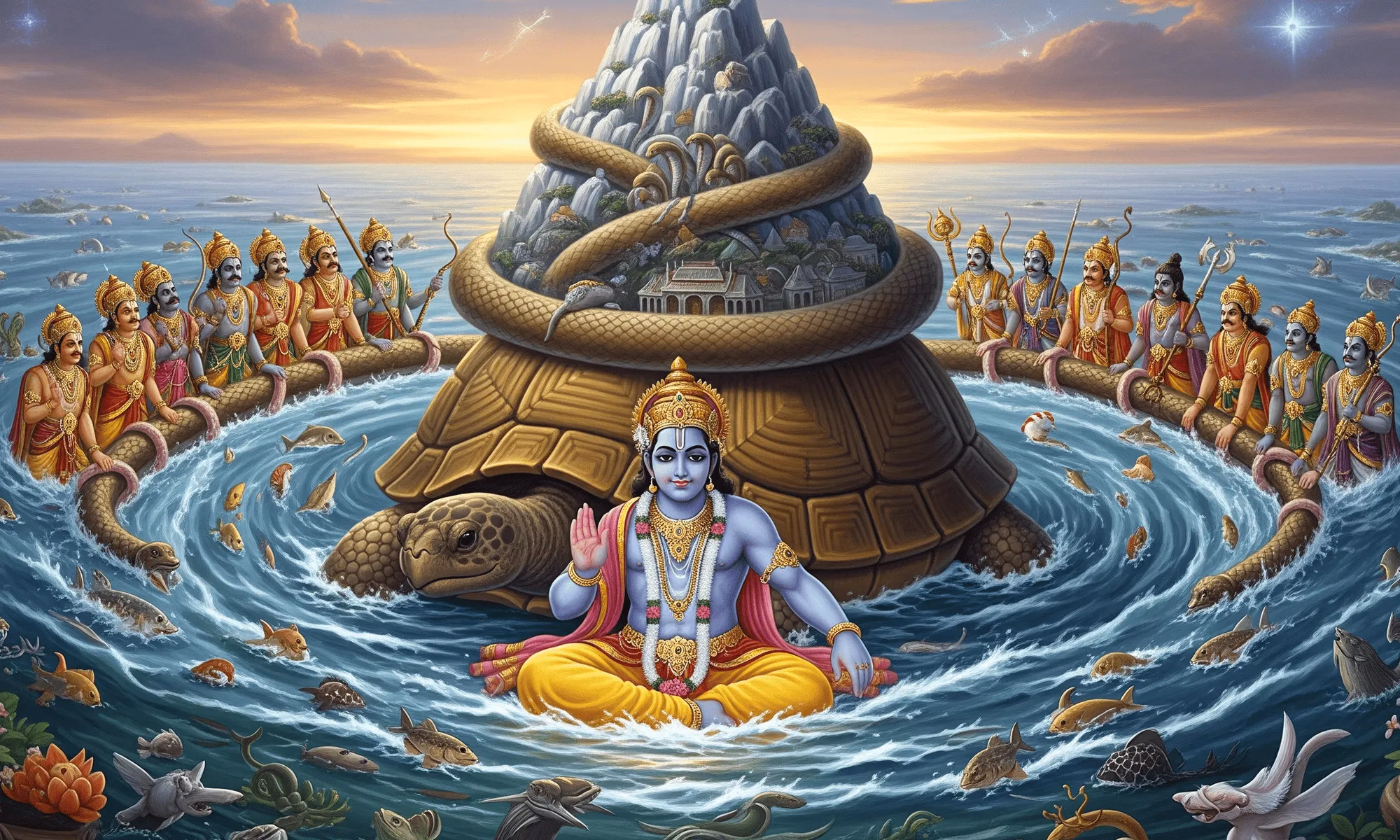 Kurma Avatar: Vishnu as the Cosmic Tortoise