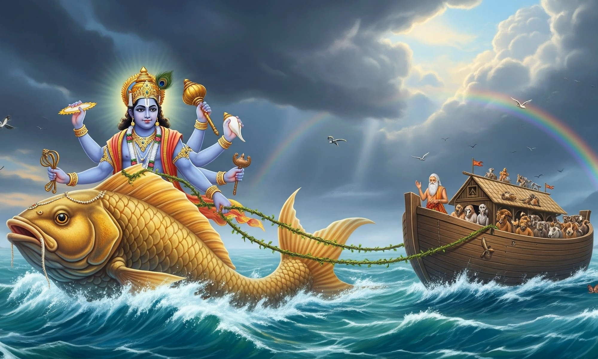 Matsya Avatar – Epic Story of Vishnu’s First Incarnation
