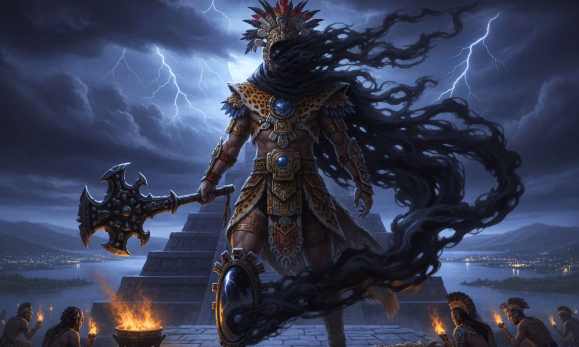 Tezcatlipoca – The Smoking Mirror and Shadow of the Gods