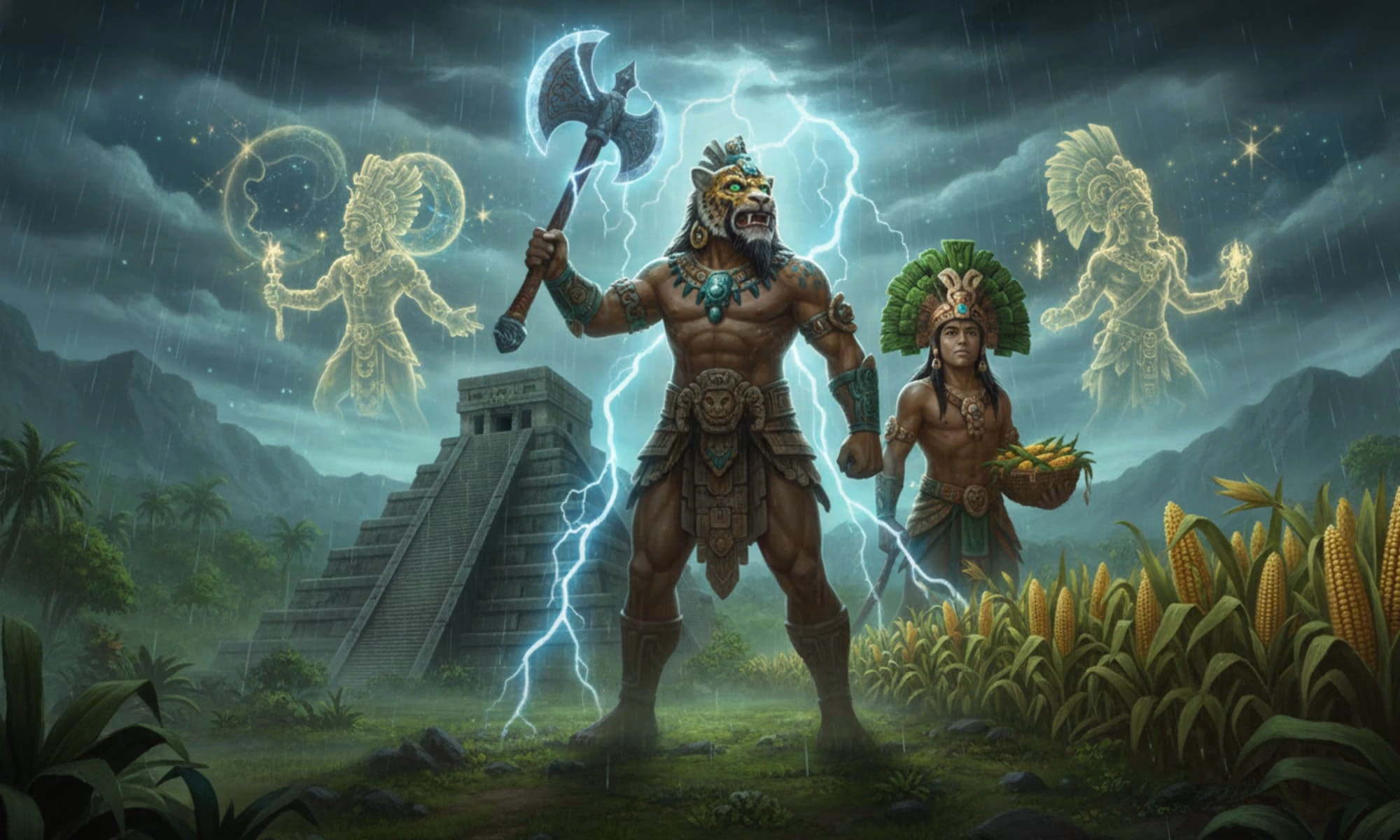 Mayan Gods of Creation, Rain, and Maize: Powers That Sustained Civilization