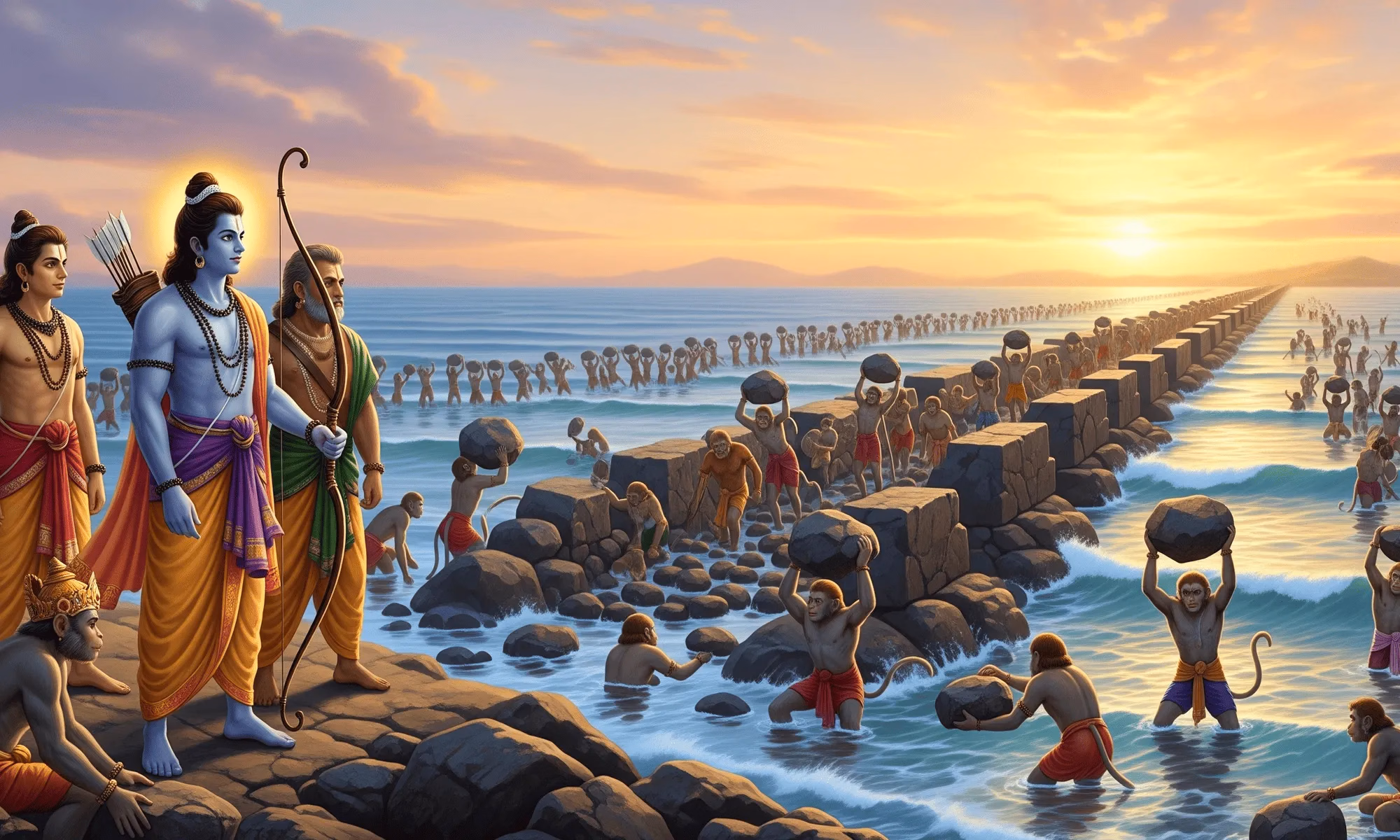 The Building of the Rama Setu: Faith and Determination