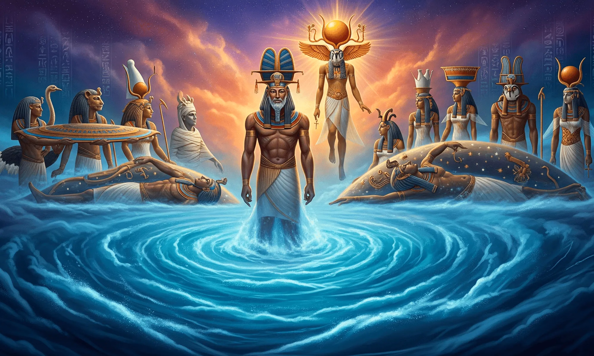 The Creation of the World: Atum, Ra, and the Ennead