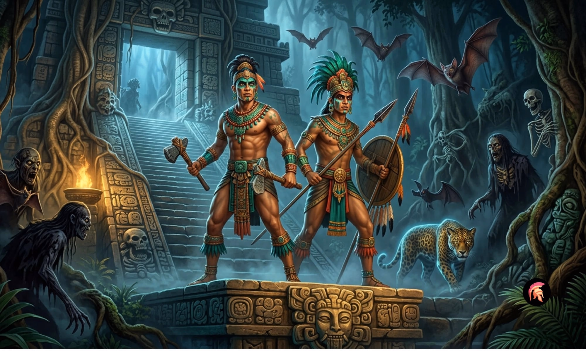 Hunahpu and Xbalanque: The Hero Twins Who Conquered Xibalba