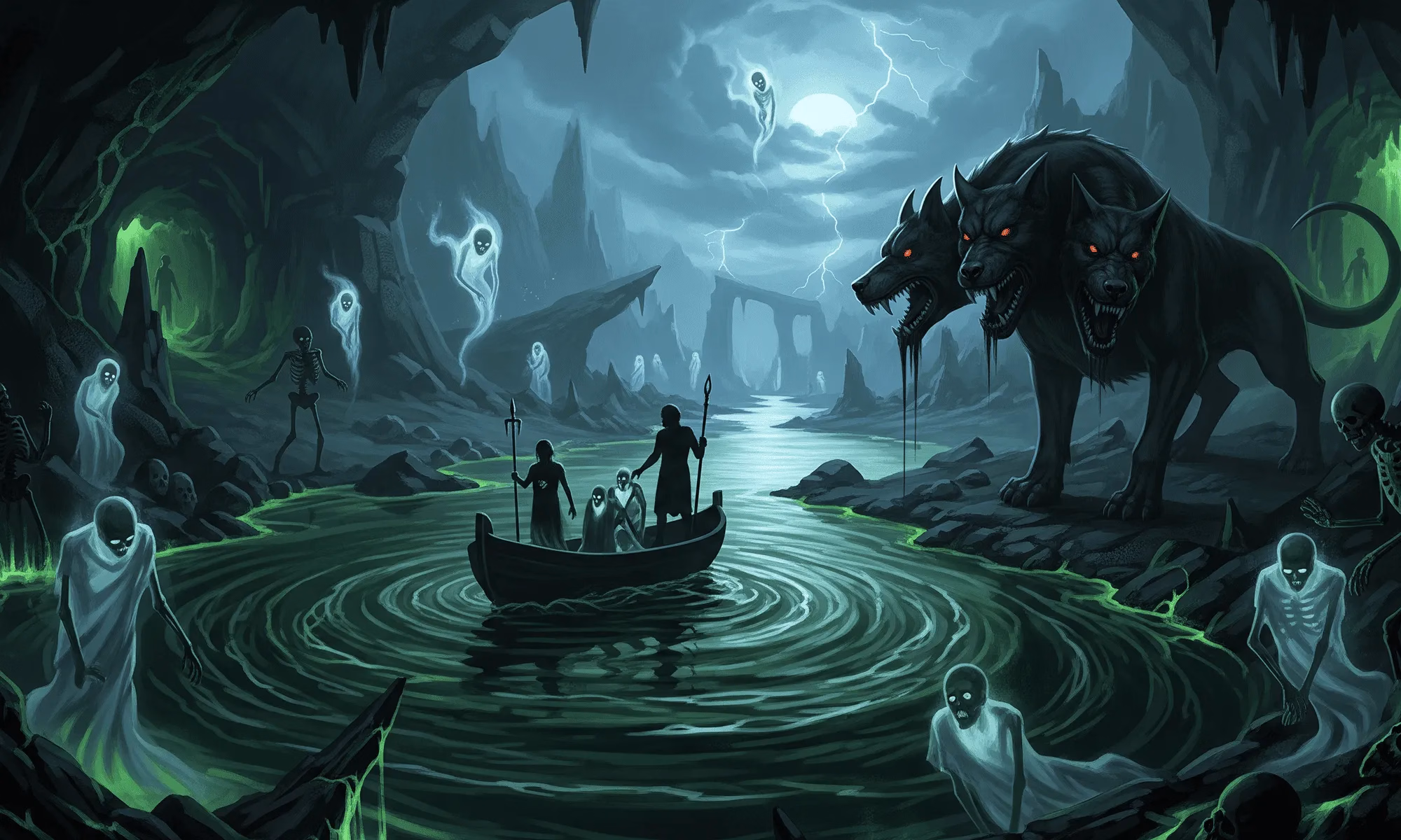 Underworlds Compared: Hades, Patala, and Naraka