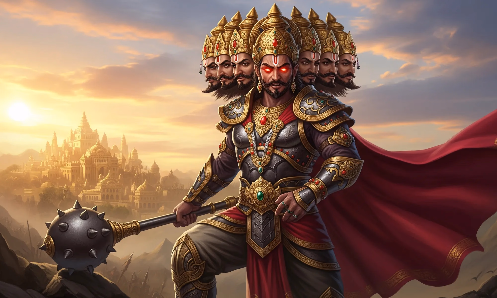 Ravana’s Ten Heads: Symbolism, Meaning, and Mythological Interpretations