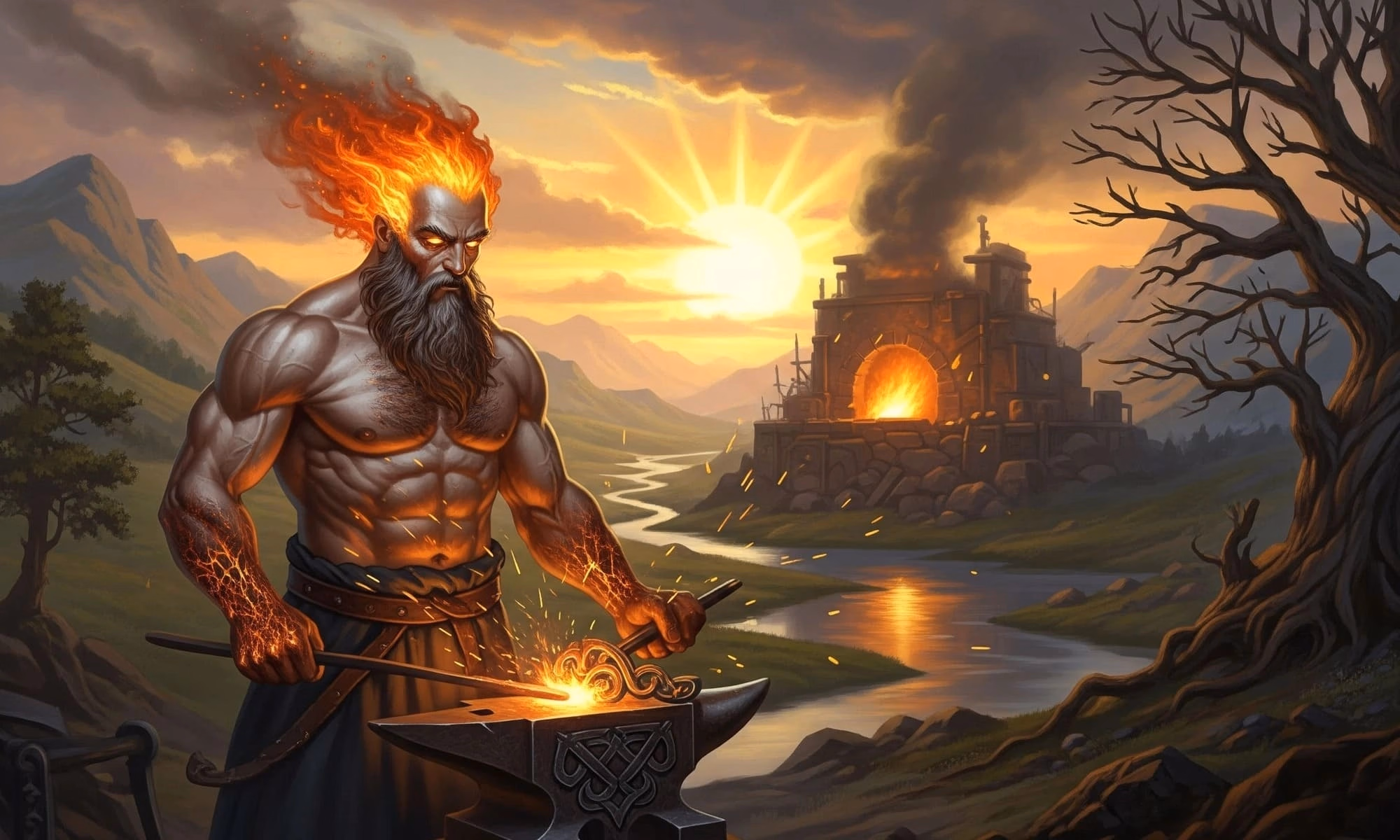 Svarog - the God of Fire and the Forge