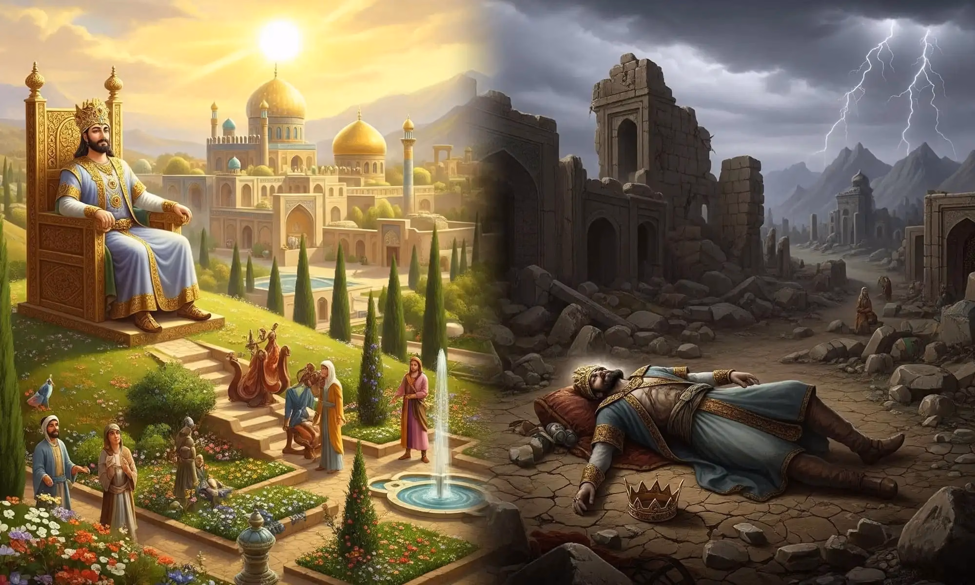 Jamshid: The Shining King and His Fall from Grace 