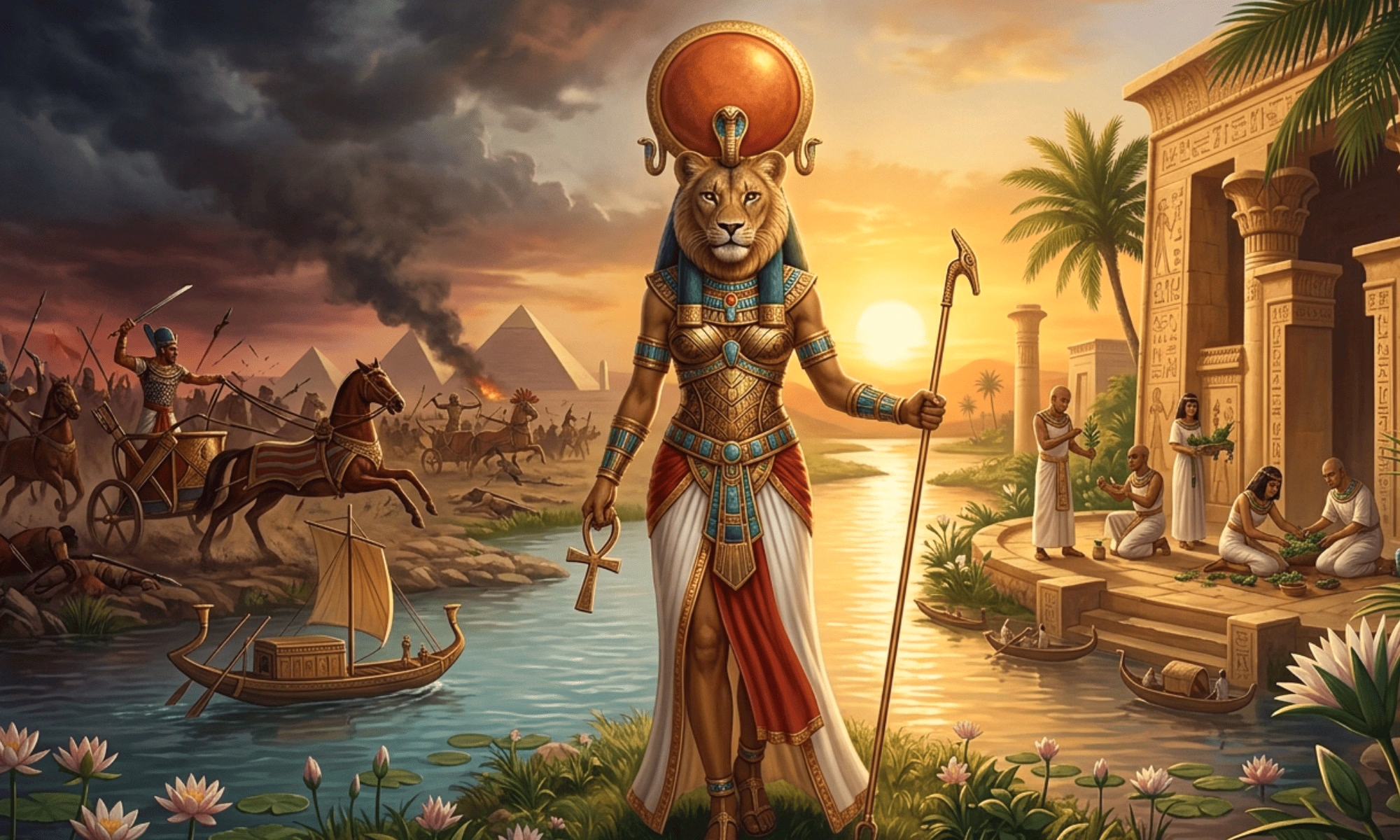 Sekhmet: The Lioness Goddess of War and Healing