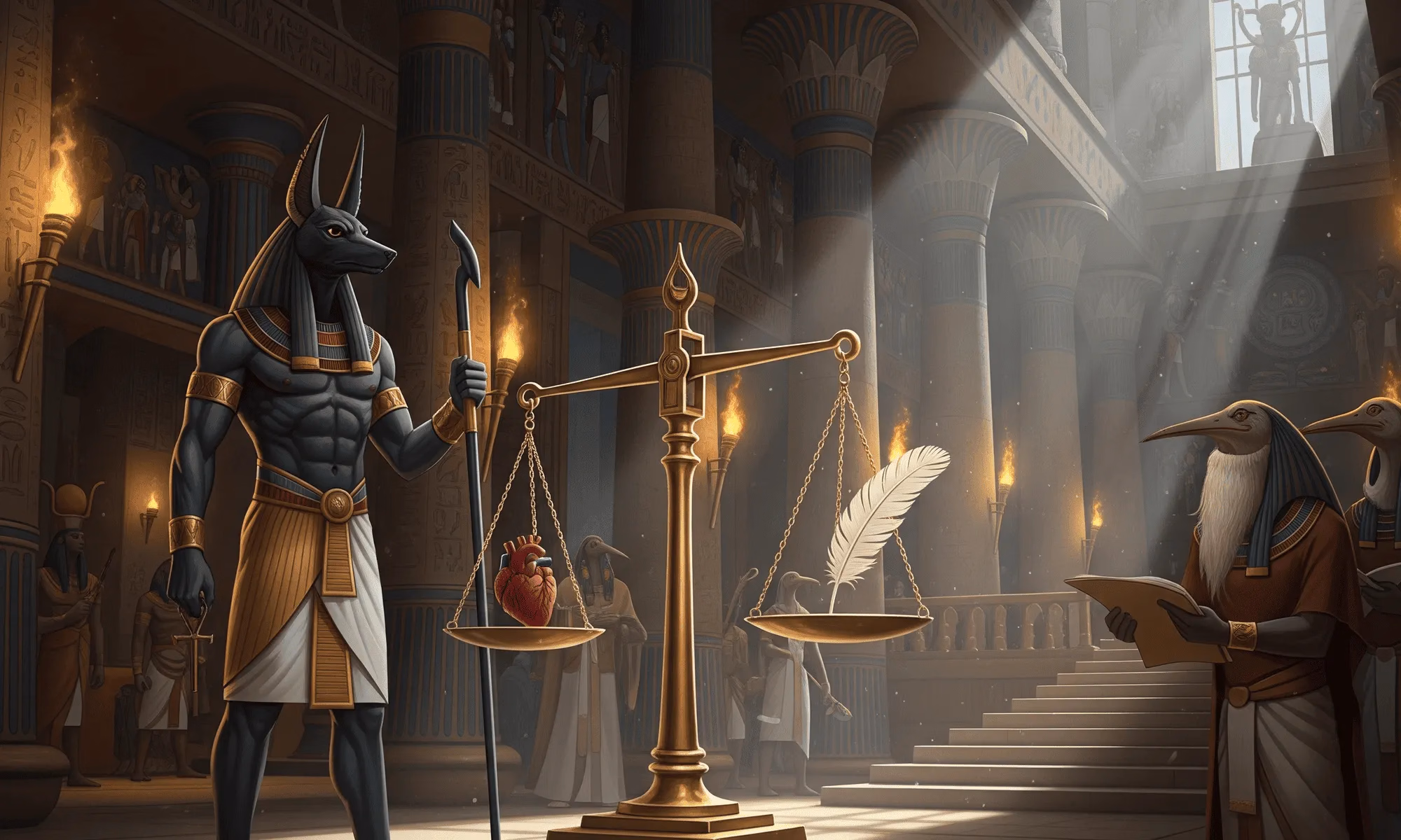 Anubis and the Weighing of the Heart: Judge of Souls