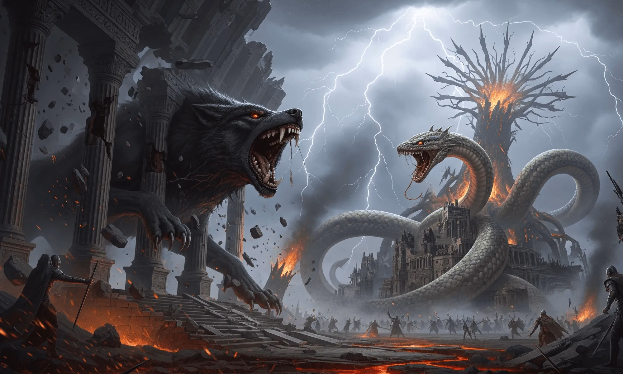 Fenrir and Jörmungandr: Monsters of Prophecy