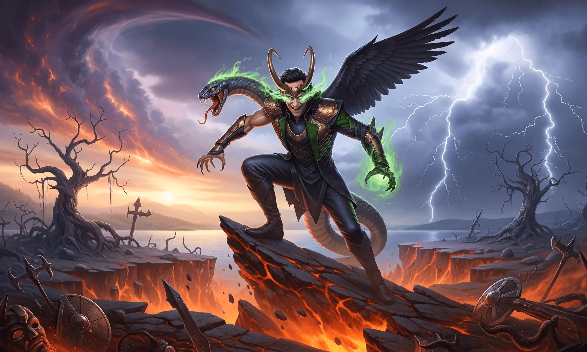 Loki: Trickster, Shape-Shifter, and Catalyst of Chaos