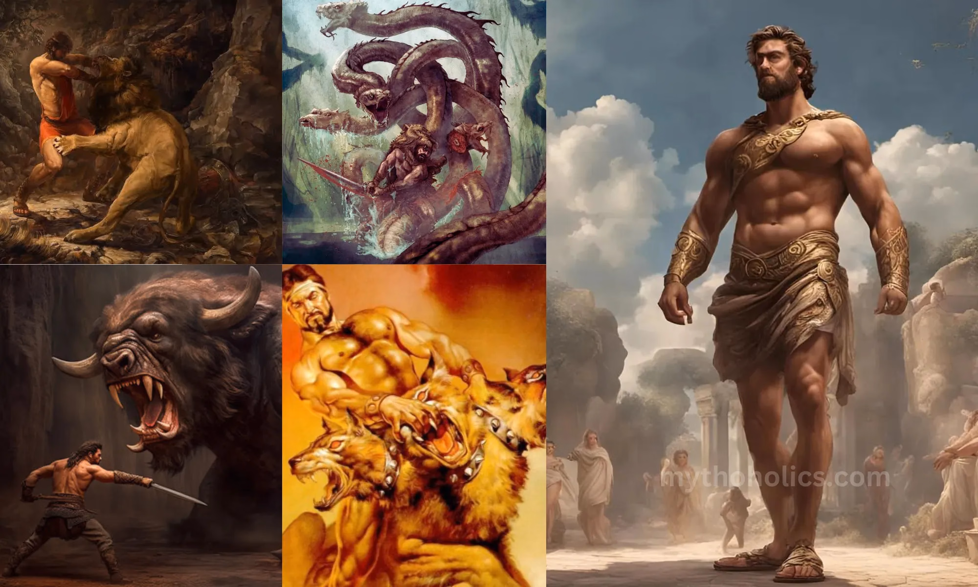 The 12 Labors of Hercules: Strength, Trials, and Redemption