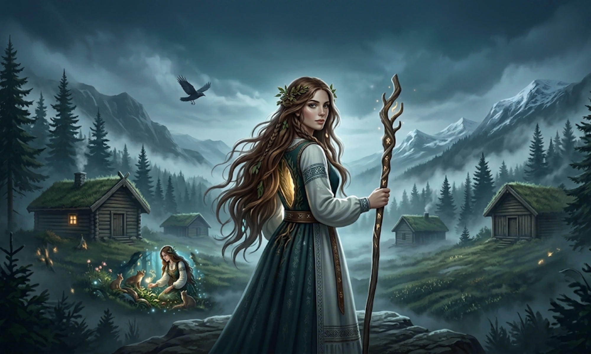 Huldra: The Enchanting Forest Spirit of Scandinavian Folklore