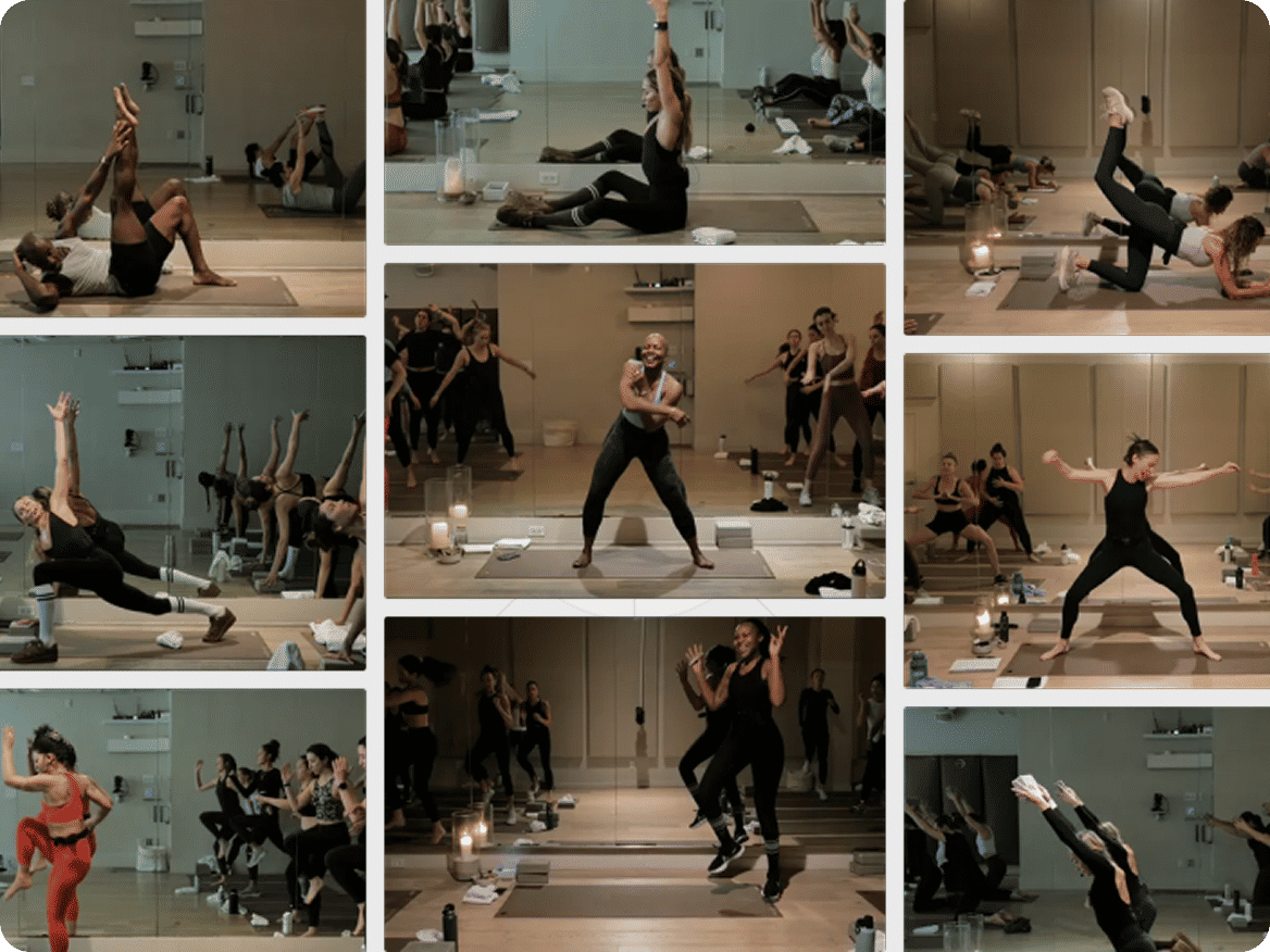 Collage of multiple photos from different classes