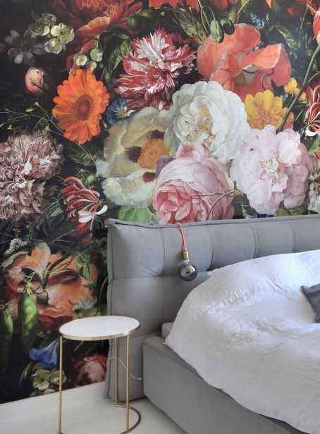 oude meesters bloemen behang