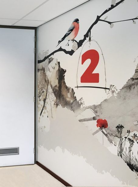 klaprozen fotobehang