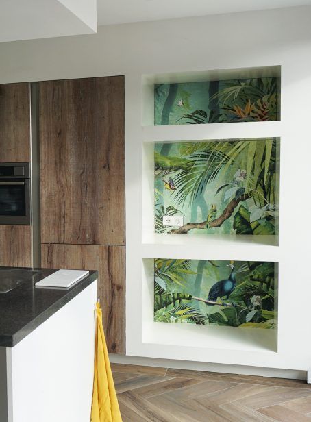 kast behangen